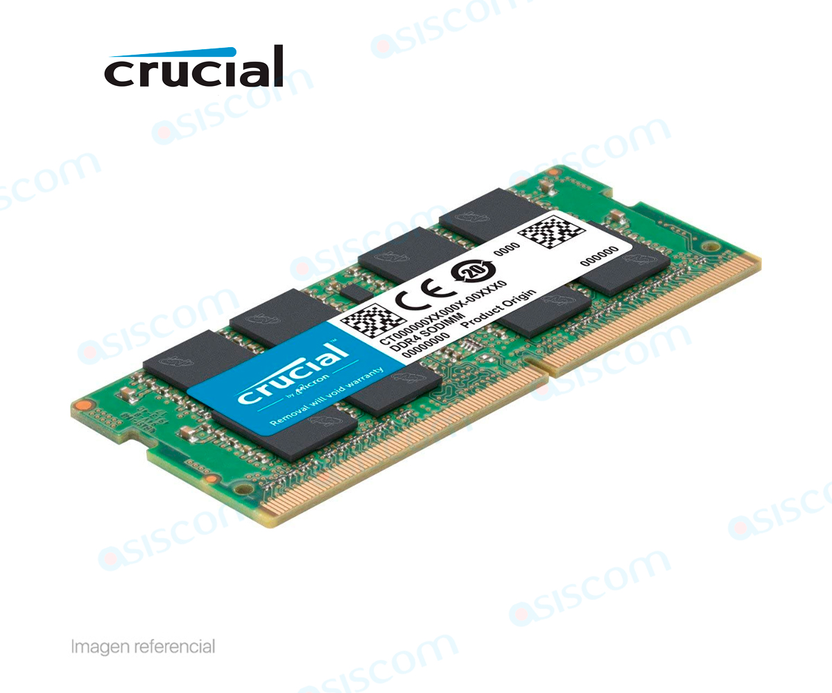 MEMORIA SODIMM CRUCIAL DDR4 8GB/3200 ( CT8G4SFRA32A )
